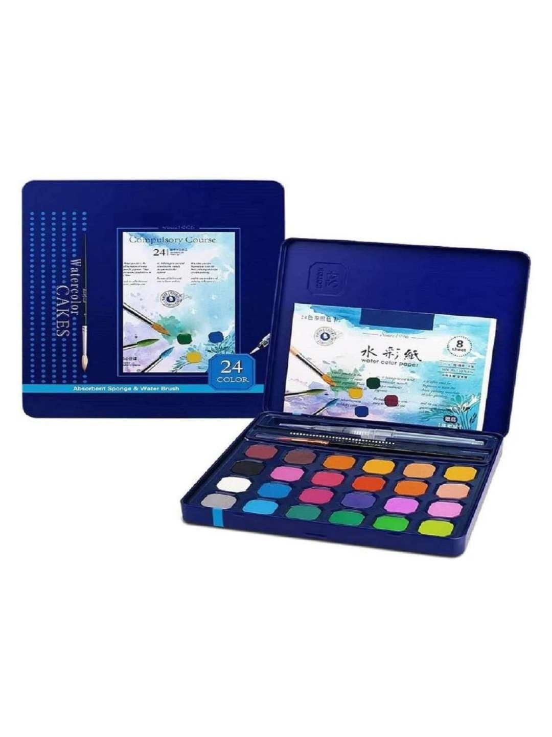 YK Self Design 48 Pieces Watercolor Paint Set