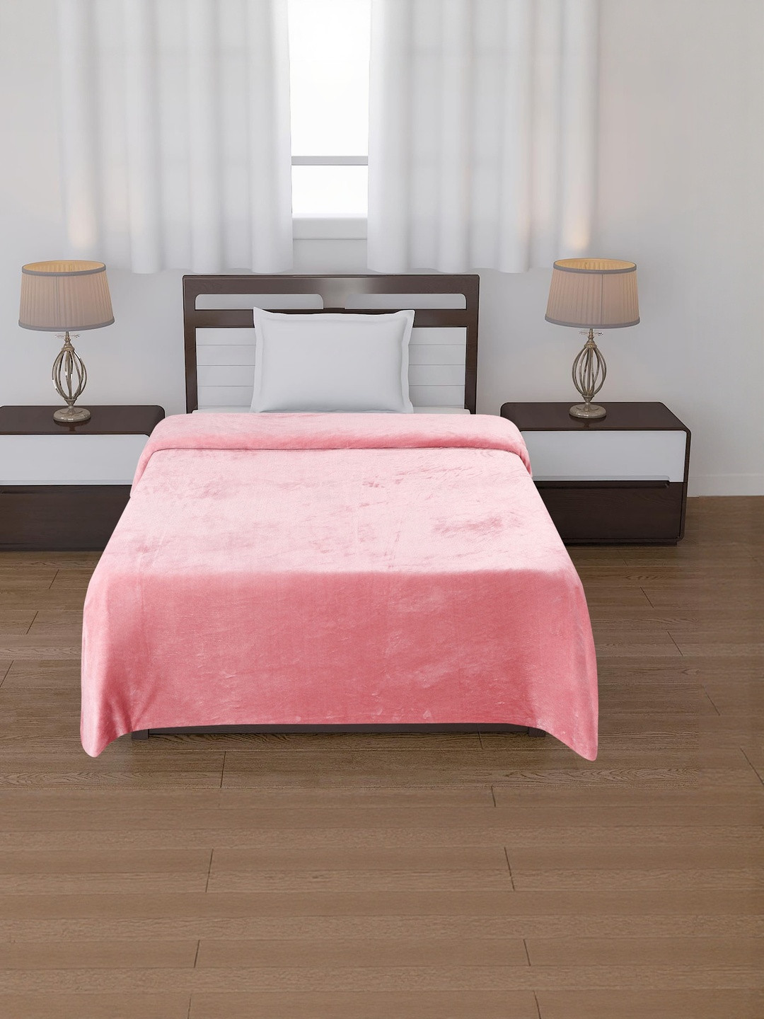 BLUEDOT Pink Woollen Heavy Winter 210 GSM Dohar