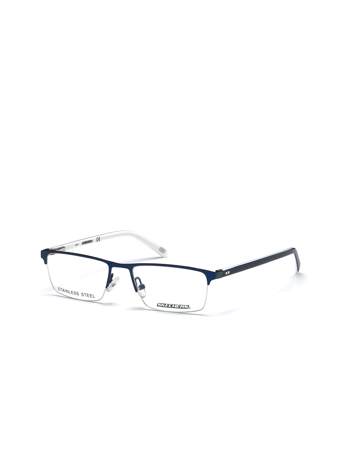 Skechers Men Half Rim Rectangle Frames