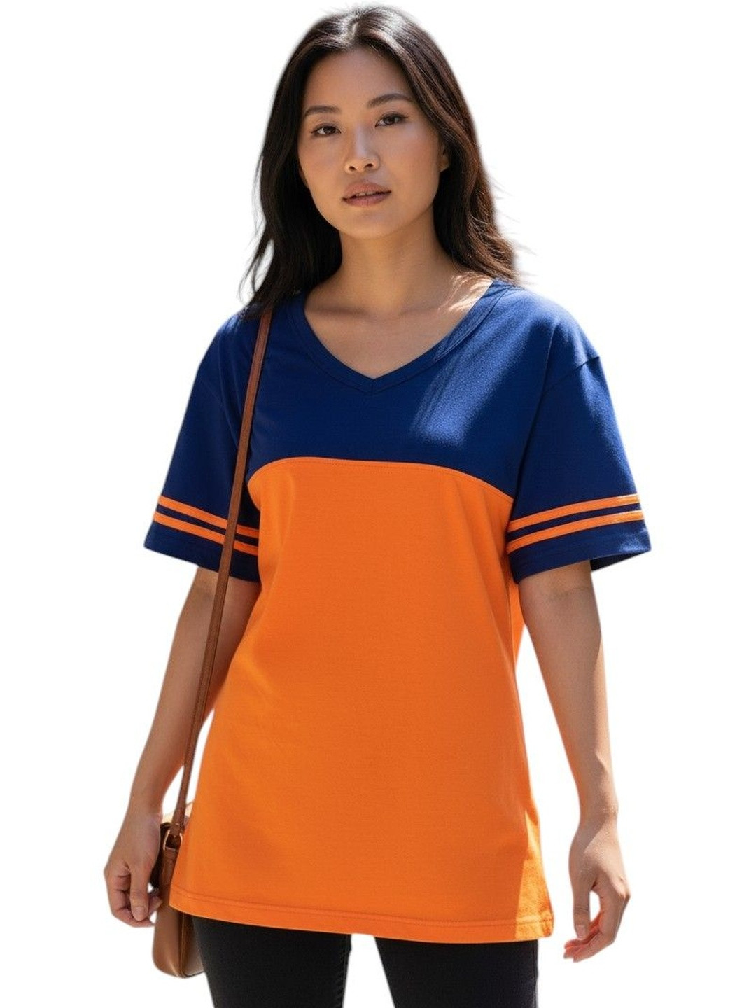 FABROYZ Women Colourblocked Cotton Top