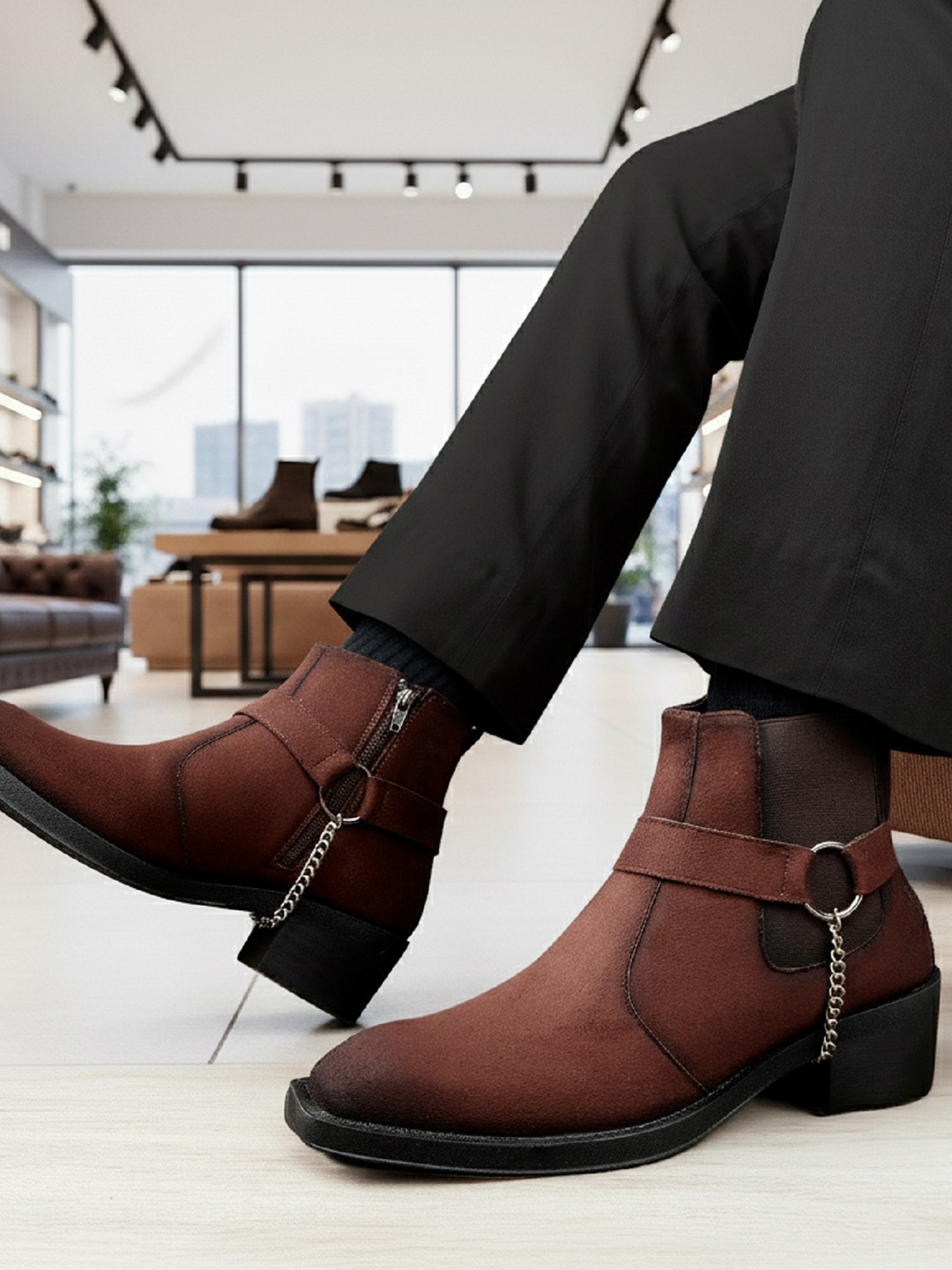 Bxxy Square Toe Chelsea Boots