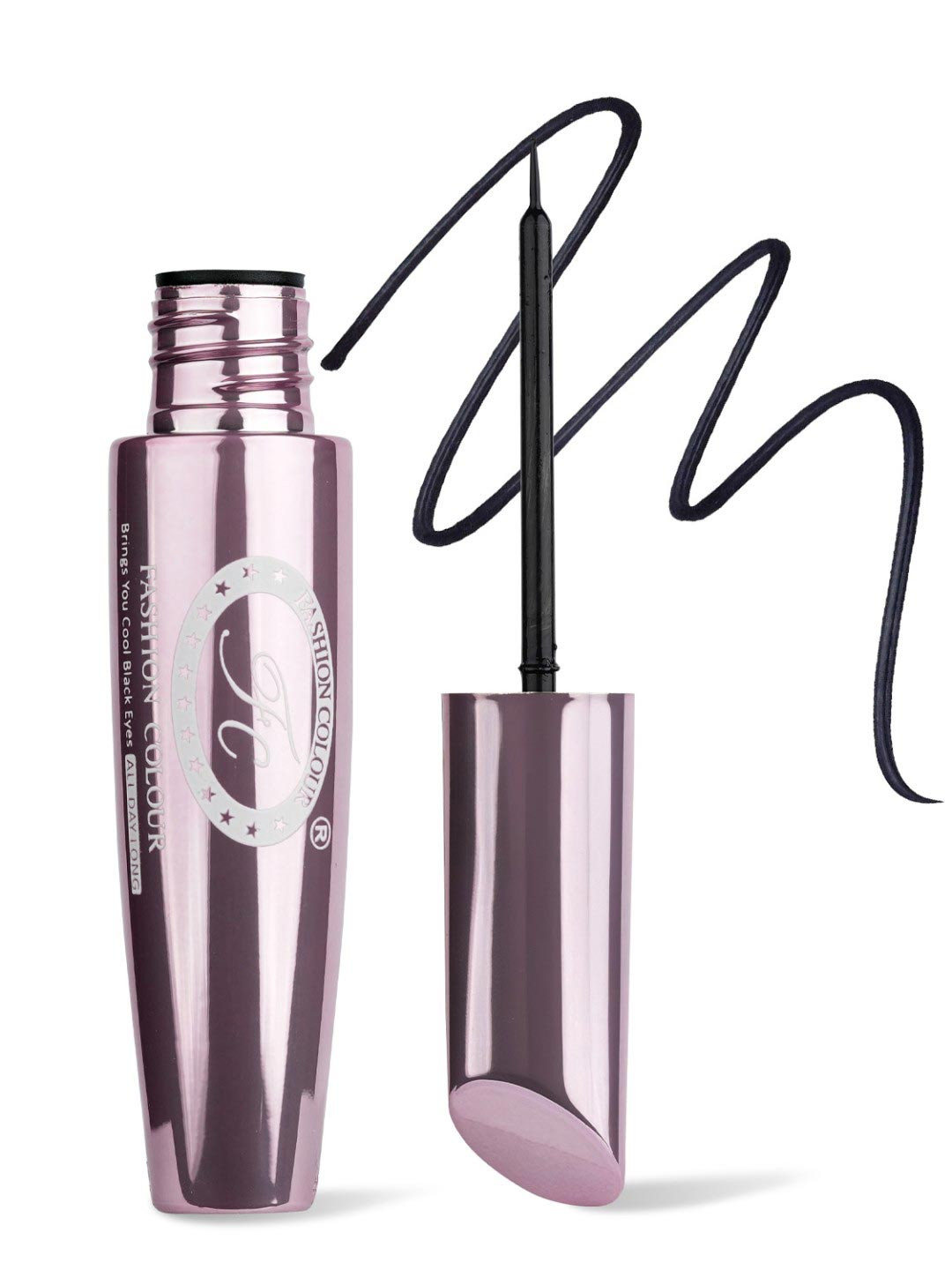 Fashion Colour All Day Long Big Eye Waterproof Eyeliner 6 ml - Cool Black