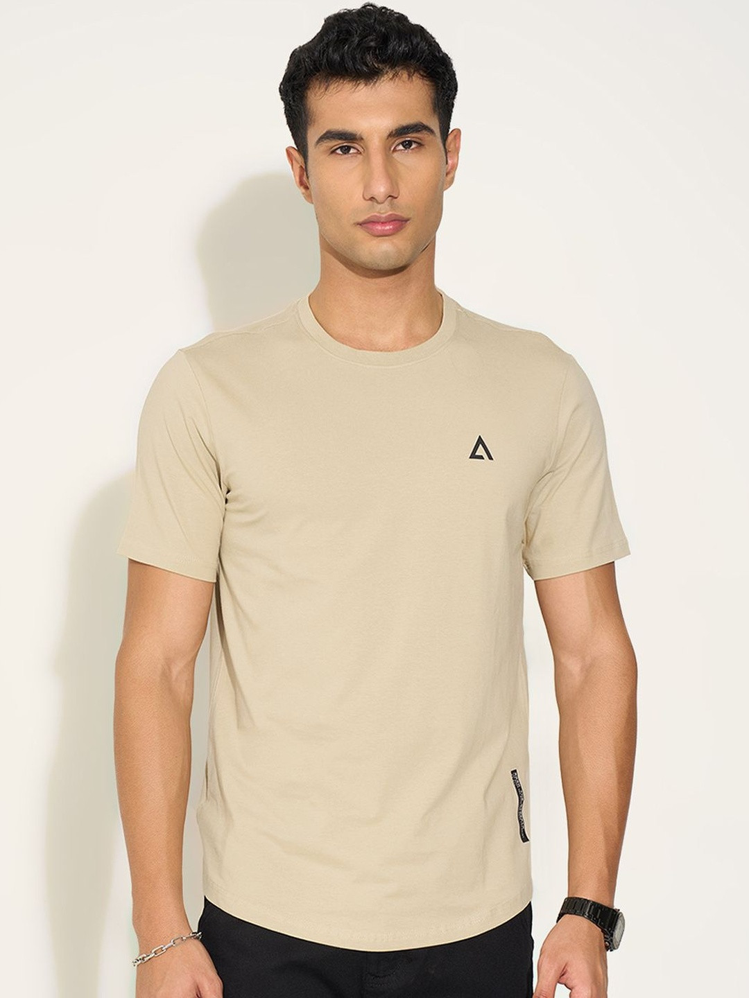 Street 808 by Pantaloons Men Brand Logo Printed T-shirt