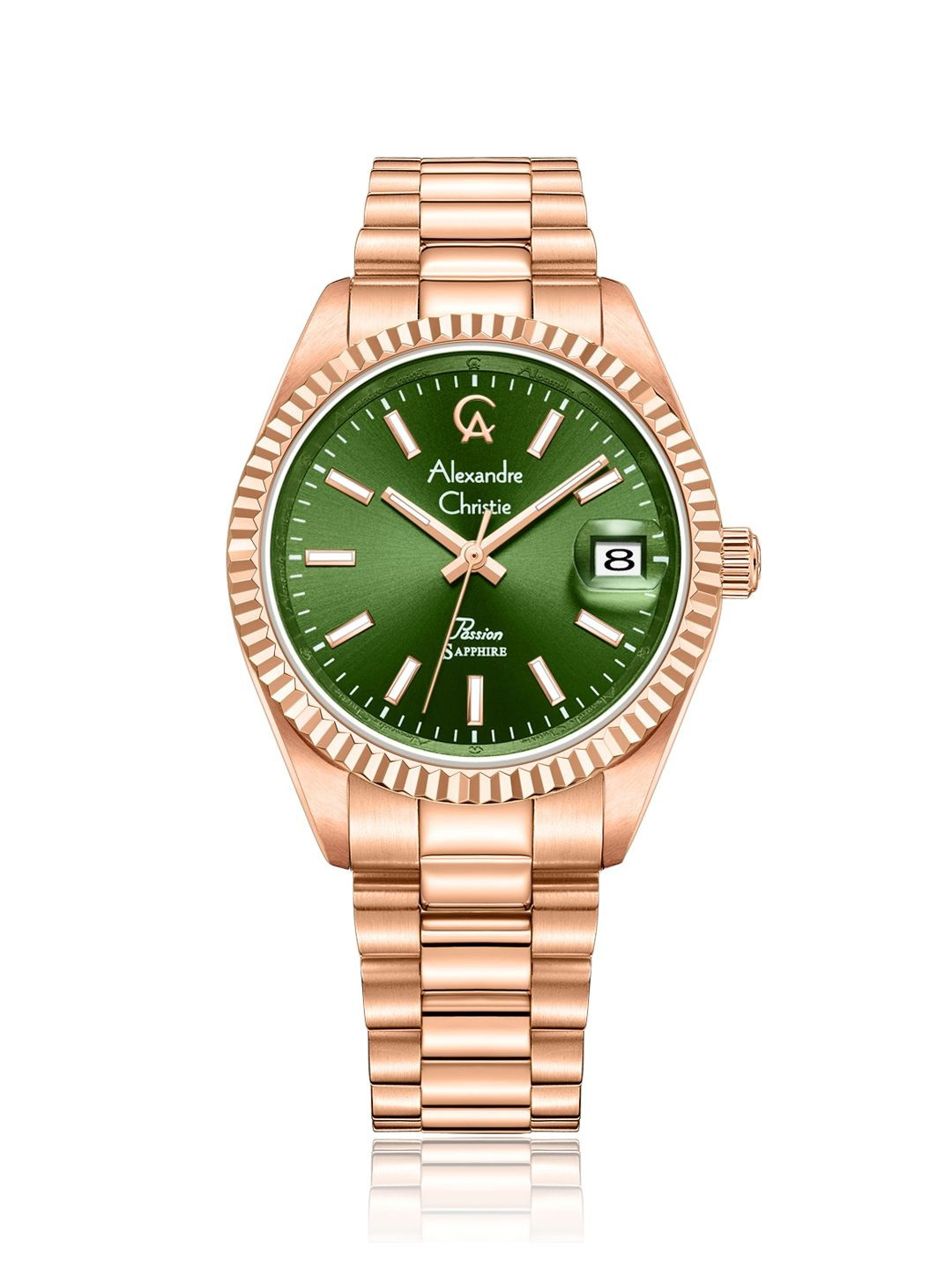 Alexandre Christie Women Stainless Steel Straps Analogue Watch 5016LDBRGGN