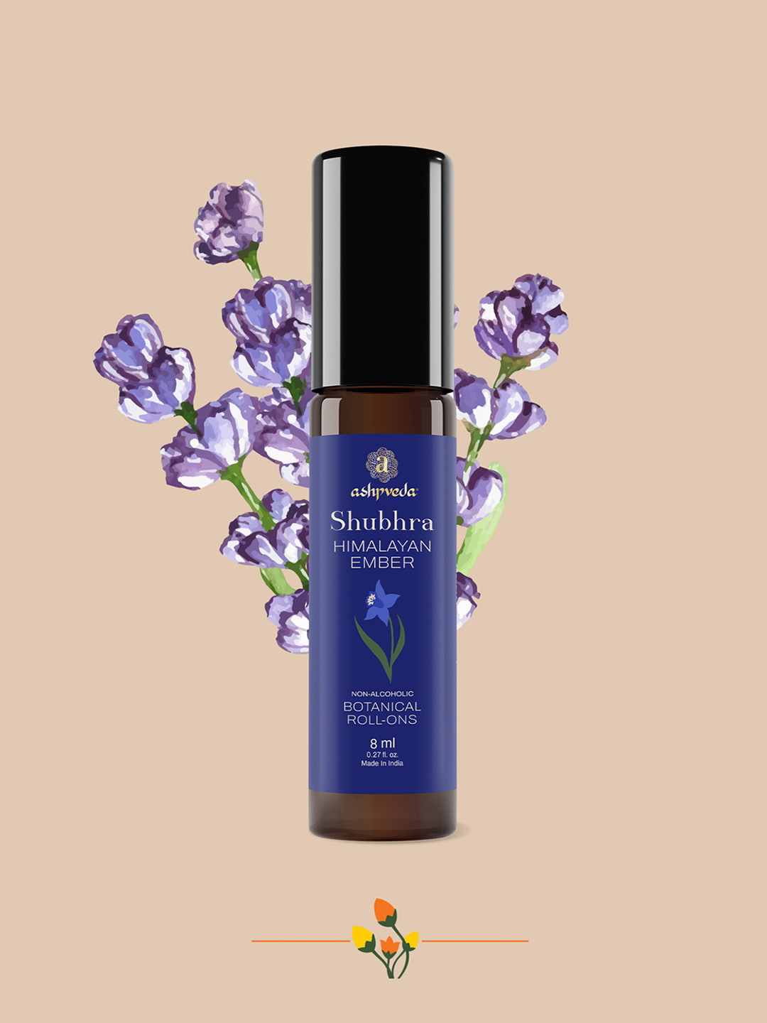 ASHPVEDA Shubhra Himalayan Ember Non Alcoholic Attar - 8 ml