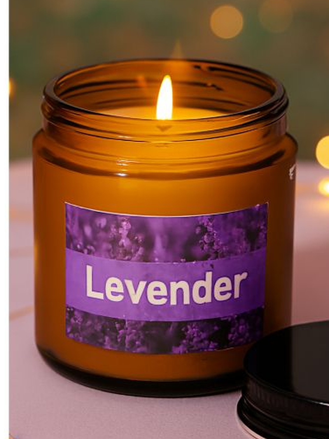 POOKIEMOON White 1 Lavender Jar Candle