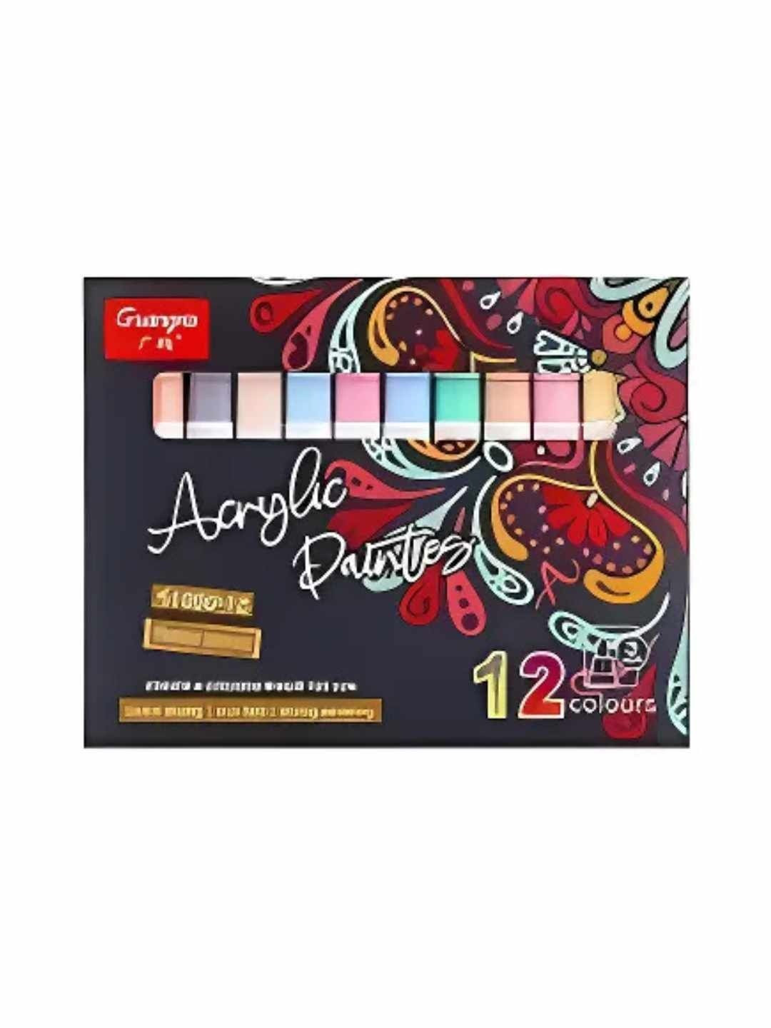 YK 12 Colors Acrylic Marker Set