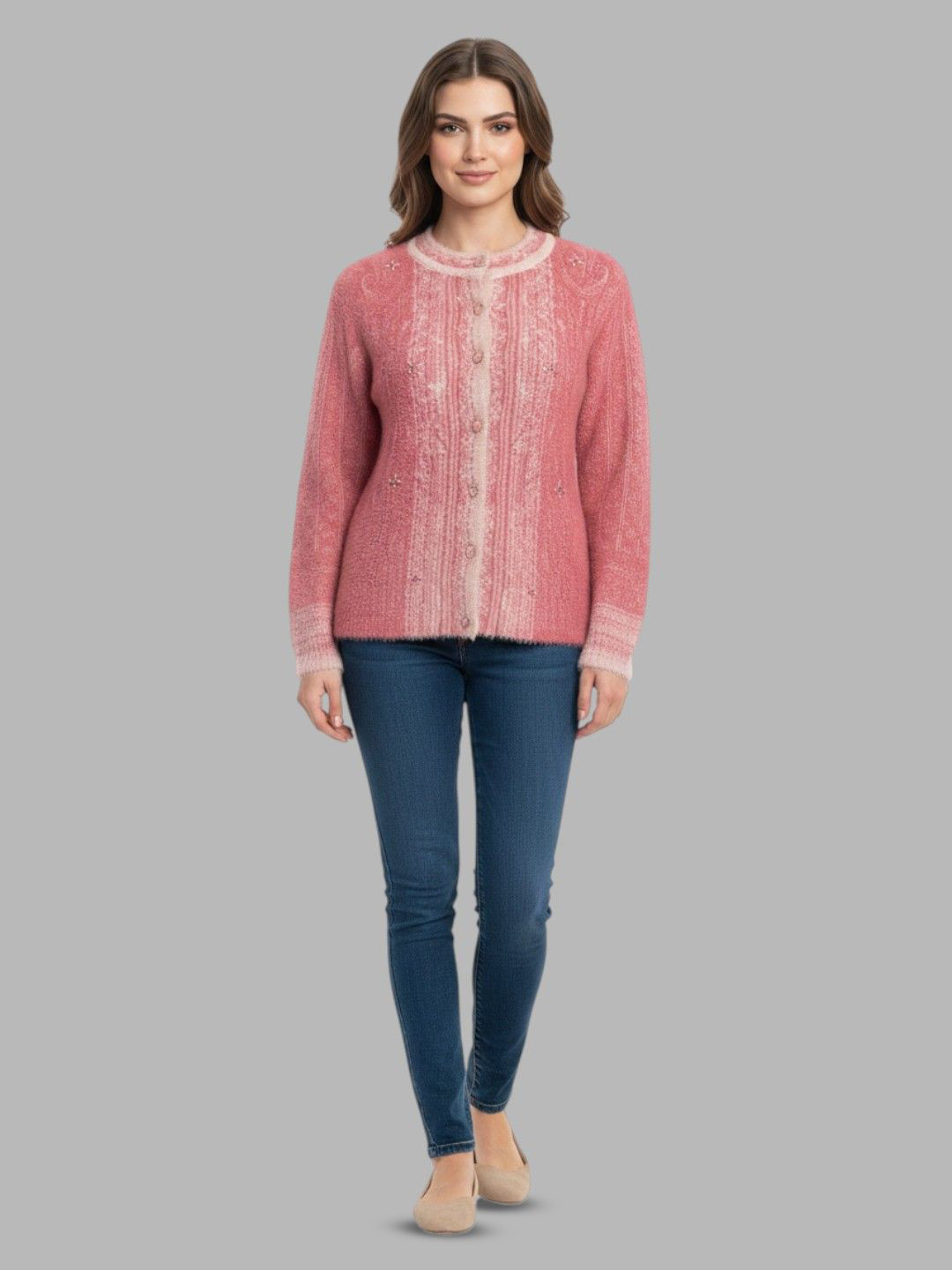 Gouri Women Woollen Cardigan