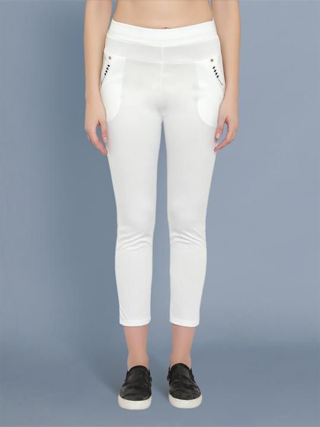 GRX Women Printed Pocket Slip-On Slim Fit Jeggings