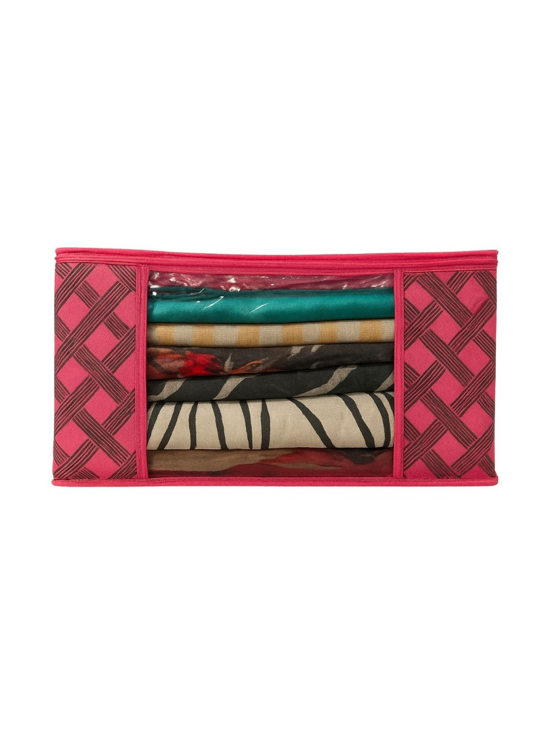 INNWYN Pink & Brown Checks Crack Resistant Multi-Utility Organiser