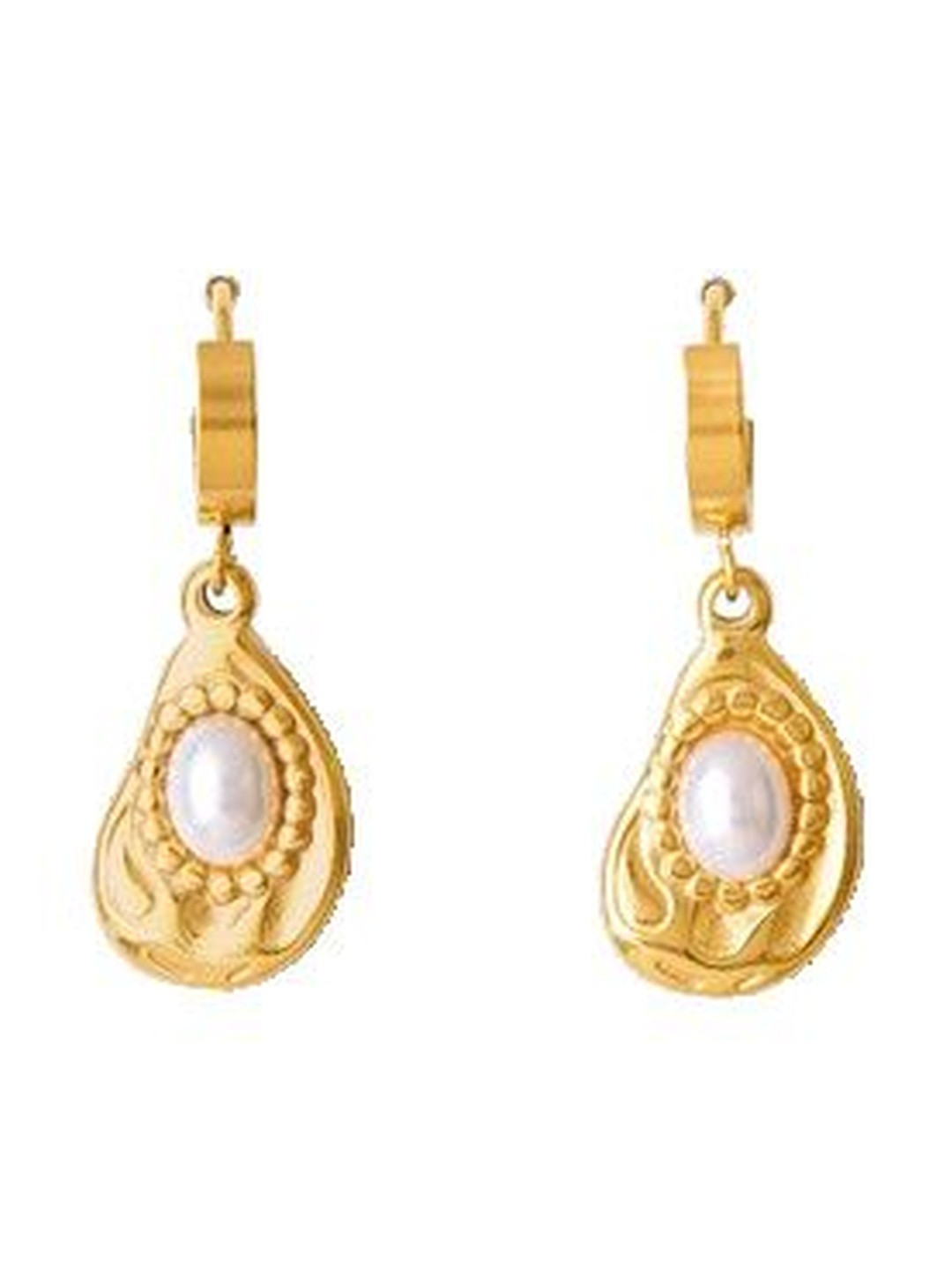 Kalin Couture Teardrop Shaped Drop Earrings