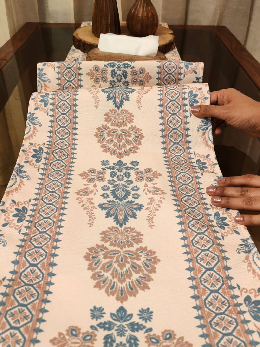 Akira Furnishings Poly Canvas Table Runners