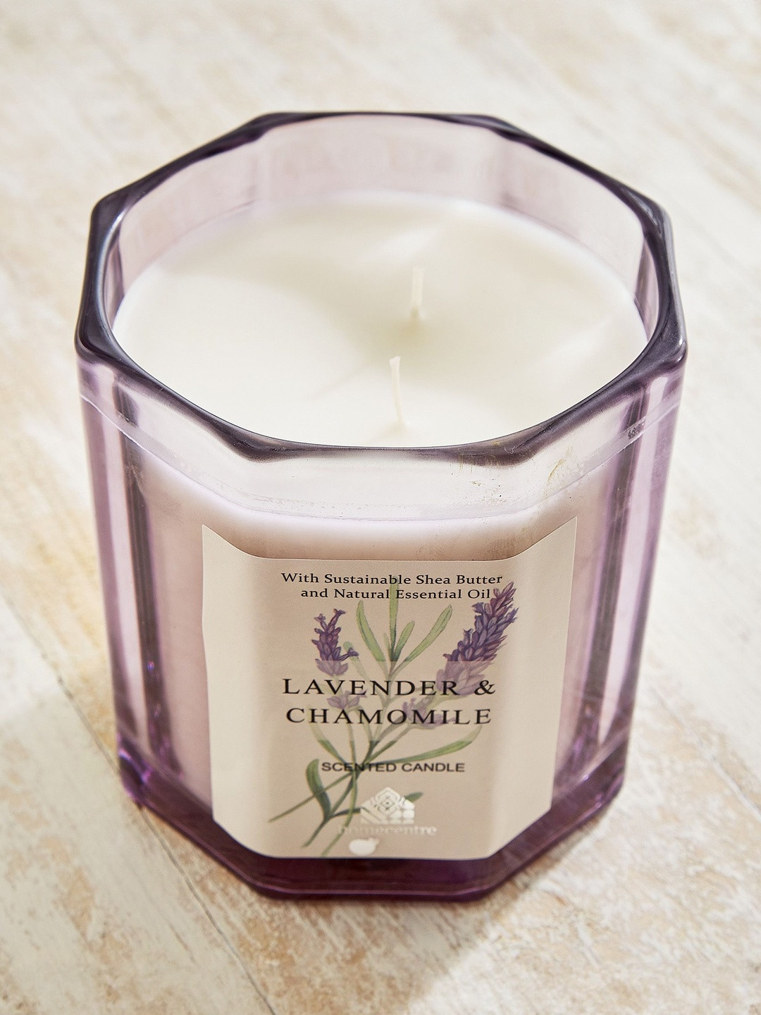 Home Centre Utopia Refresh Bouquet Purple Lavender and Chamomile Scented Jar Candle