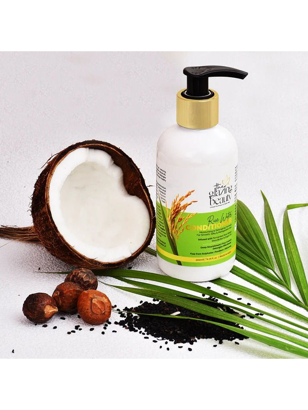 THE GLAZING BEAUTY Unisex Rice Conditioner For Hair Growth - 200 ml