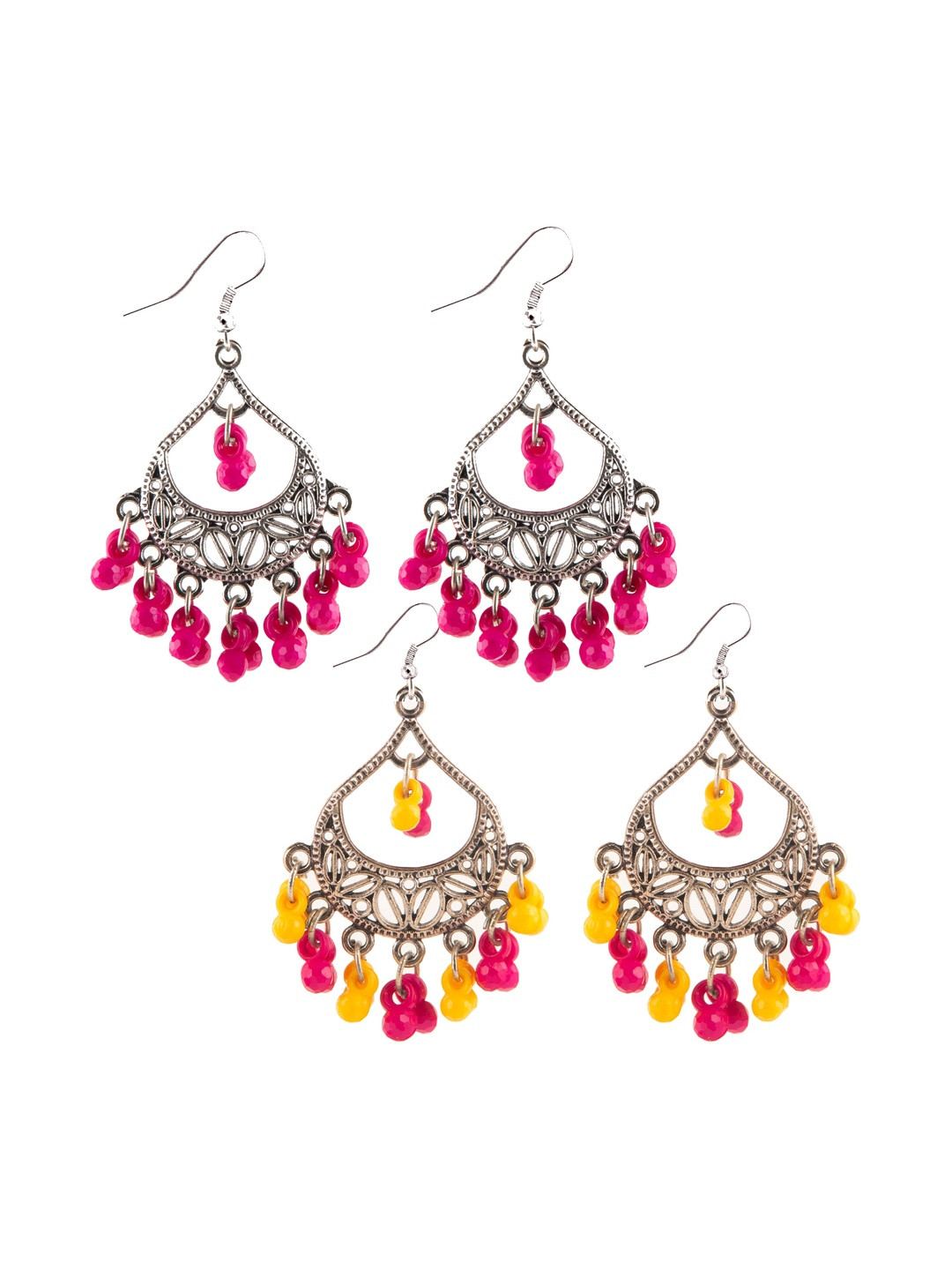 Creative Frogs Women Set of 2 Traditional Oval Drop Earrings