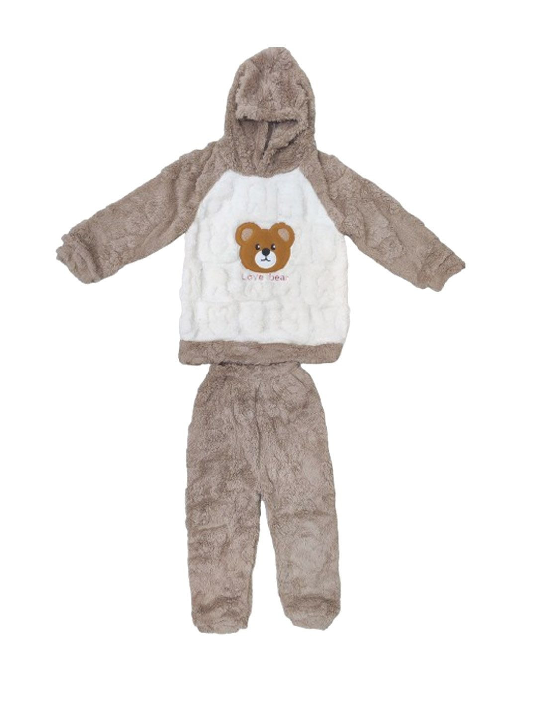 MANZON Kids Printed Round Neck Sweatshirt With Pyjamas