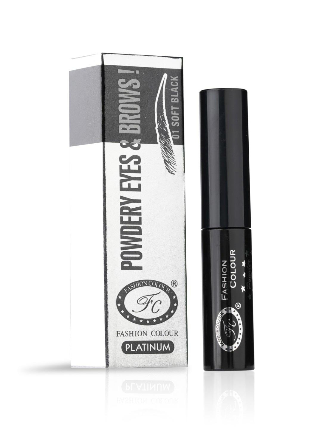 Fashion Colour Platinum Eyebrow Powder 1g - Soft Black