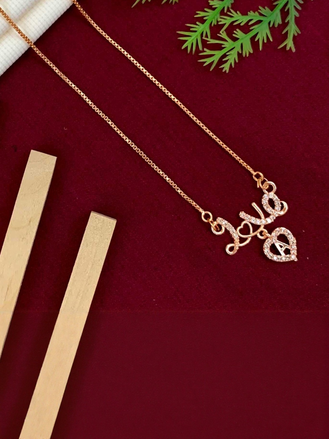 Laksh Enterprise Artificial Stones Studded Statement Necklace