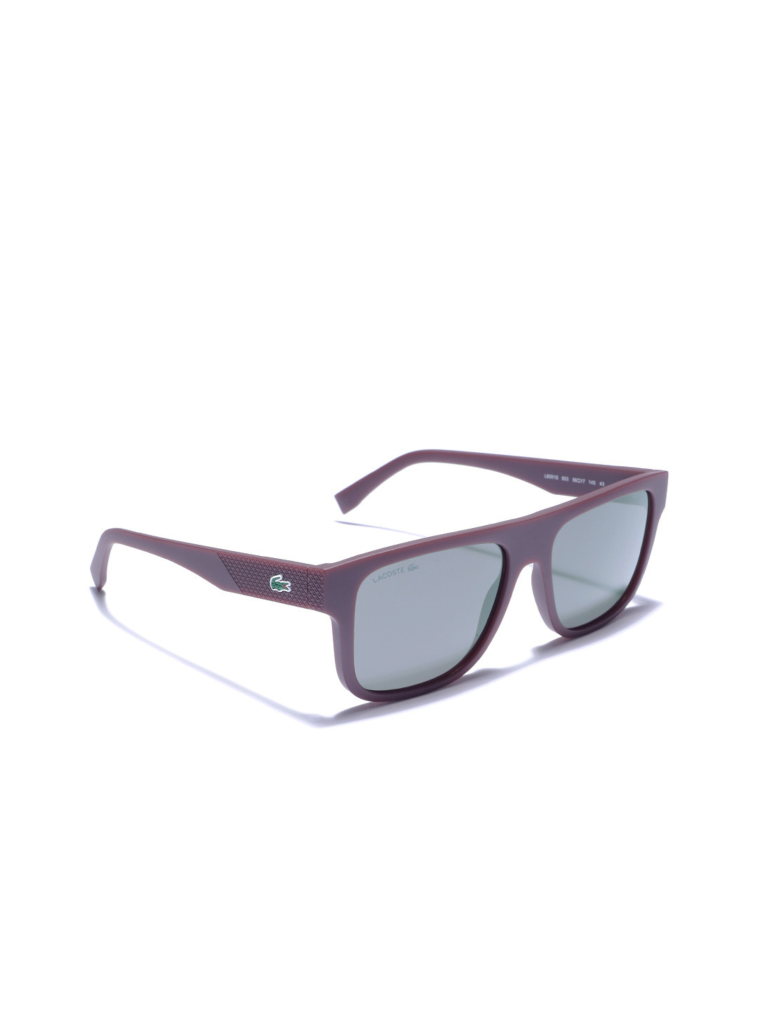 Lacoste Men UV Protected Lens Oval Sunglasses - L6001S/56/DARK RED