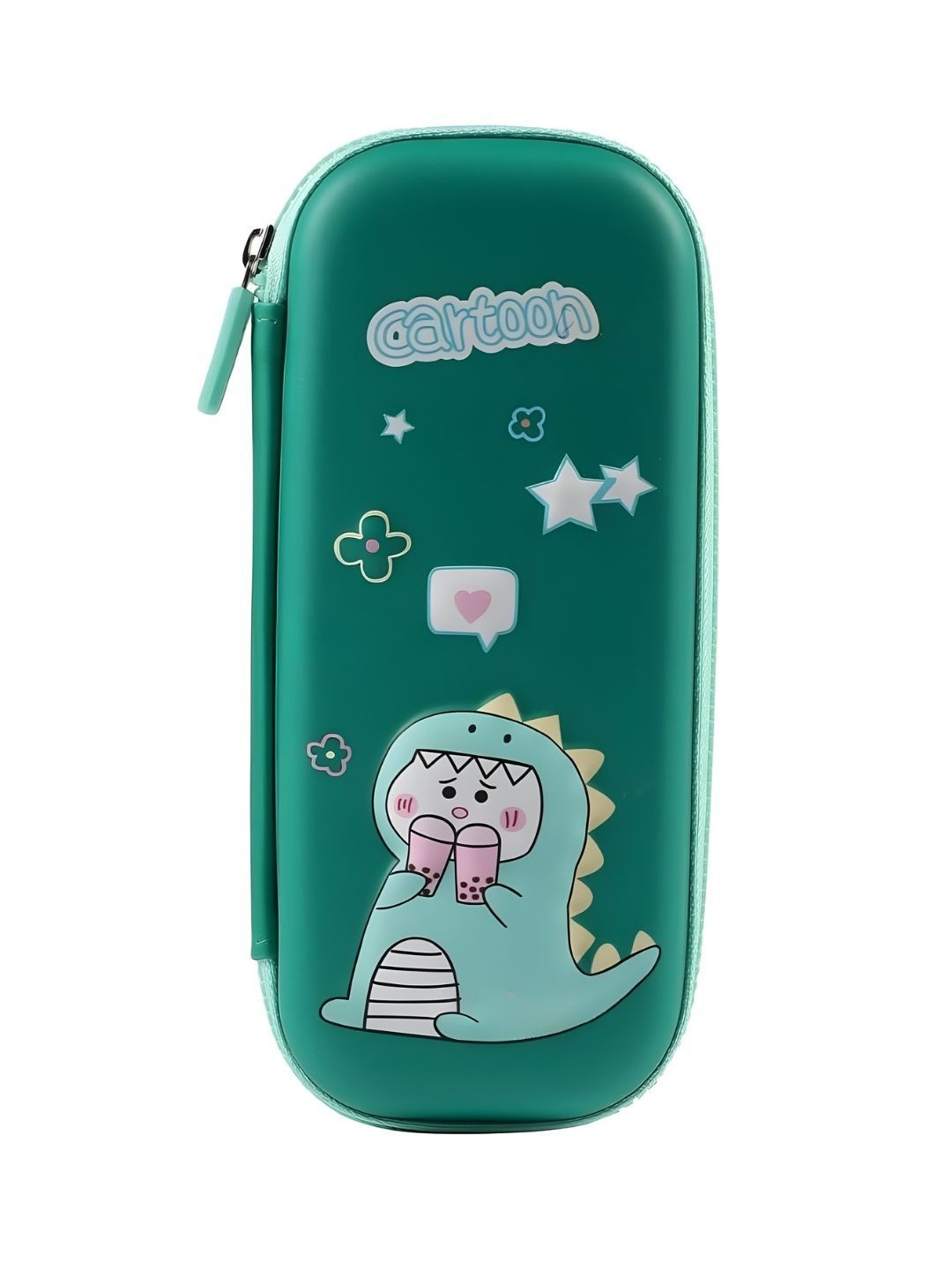 YK Self Design School Kids Pencil Box With 3D Prints