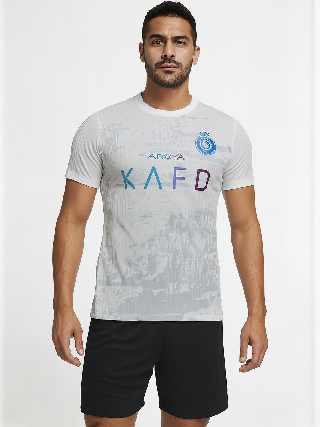 dostitch Men Cristiano Ronaldo Printed Dri-FIT T-shirt