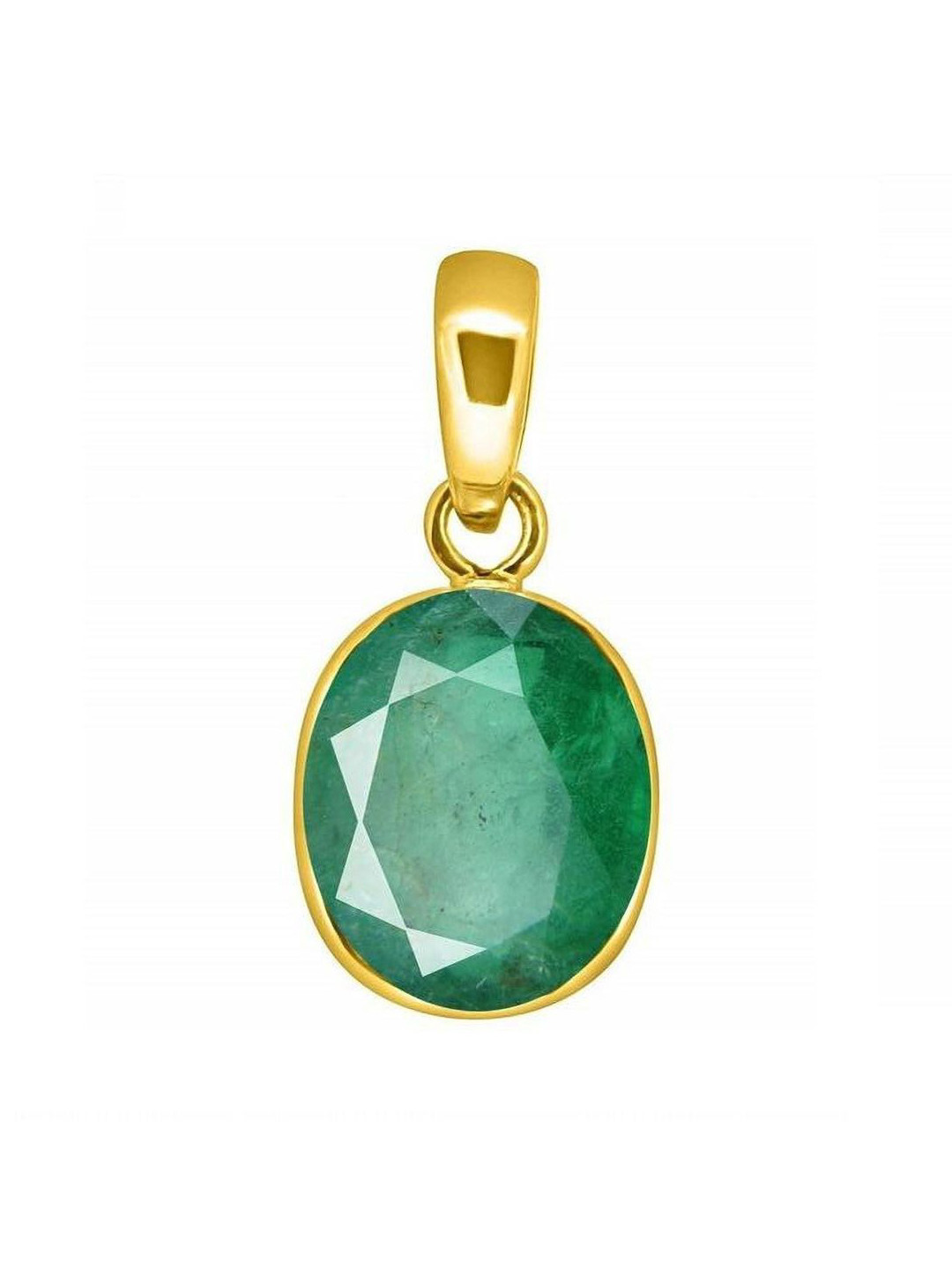 RAVIOUR LIFESTYLE Emerald Panna Gemstone Pendants