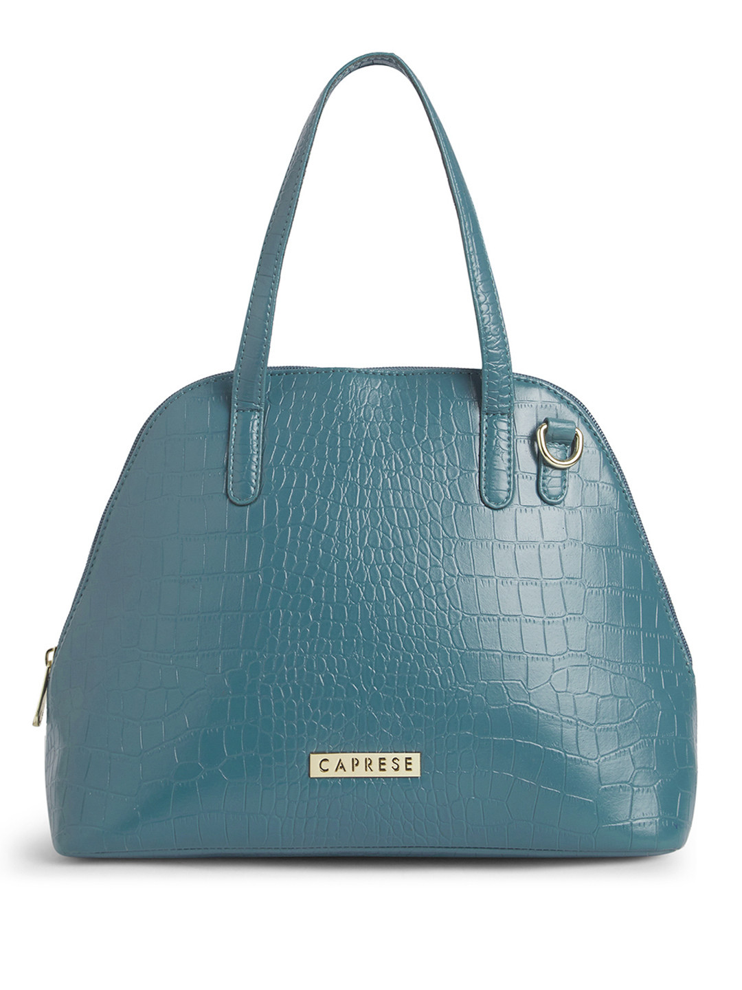 Caprese Croc-Textured Handheld Bag