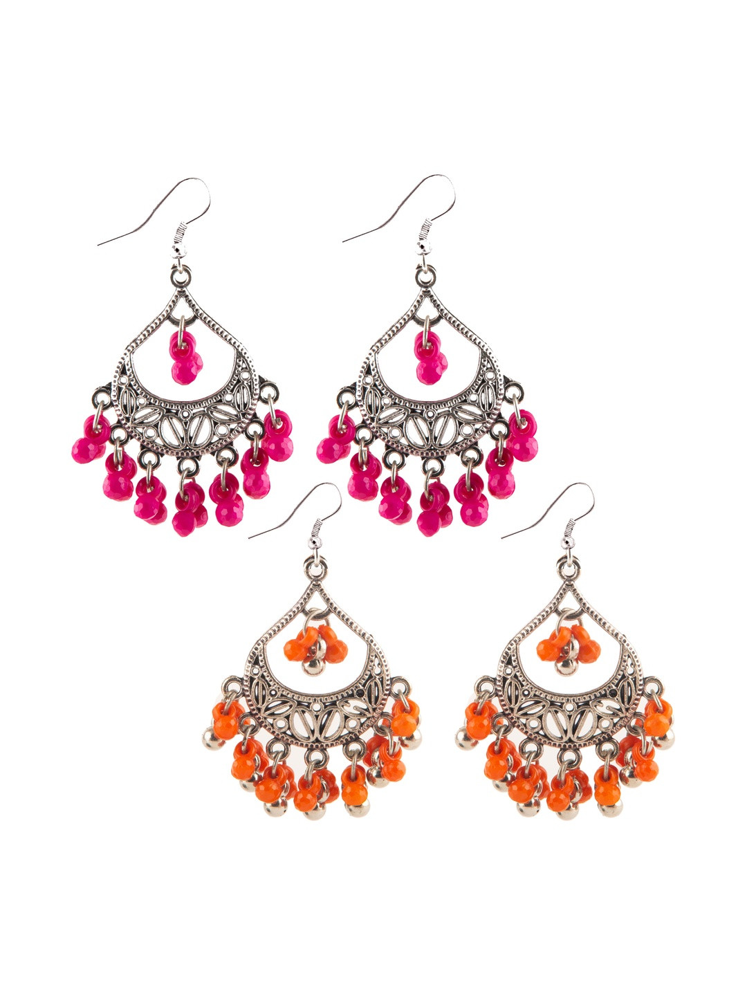 Creative Frogs Woman Pack of 2 Oval Drop Earrings