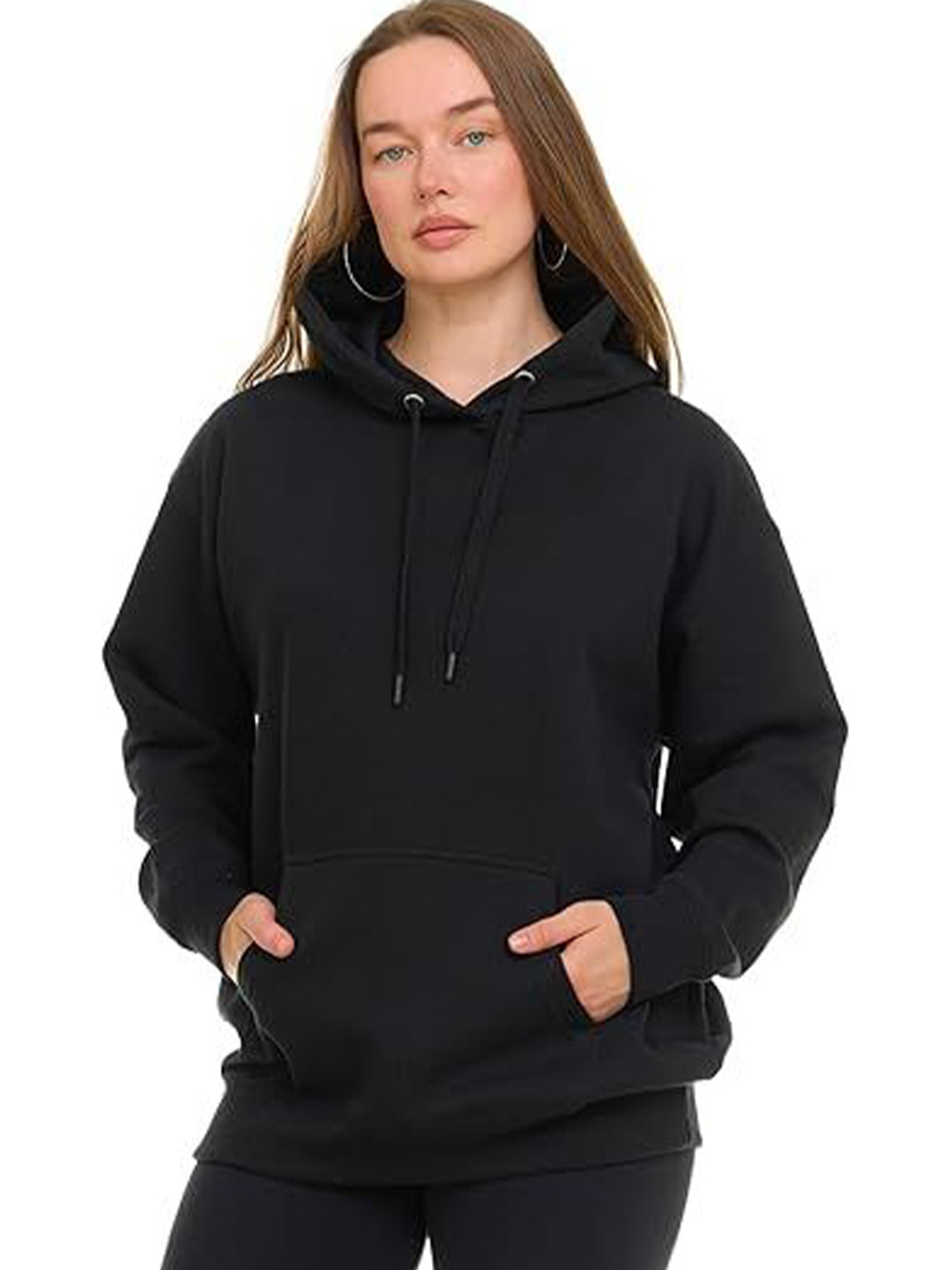 PRICHA Women Hooded Pullover Sweatshirt