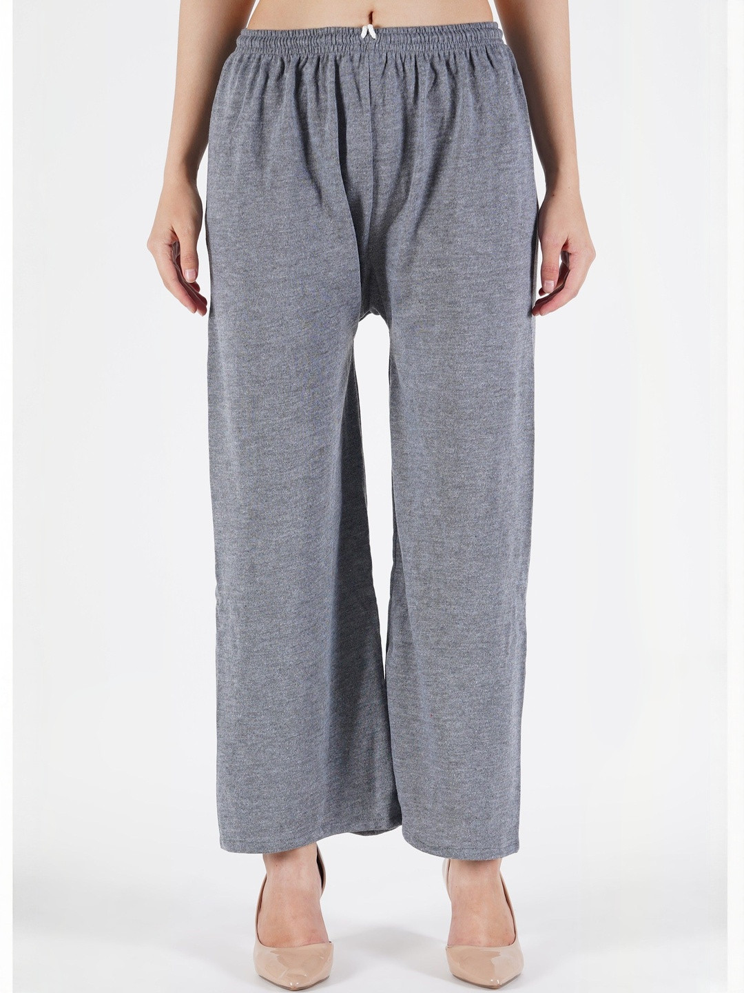 CROWN KING Women Relaxed Fit Cotton Easy Wash Track Pants