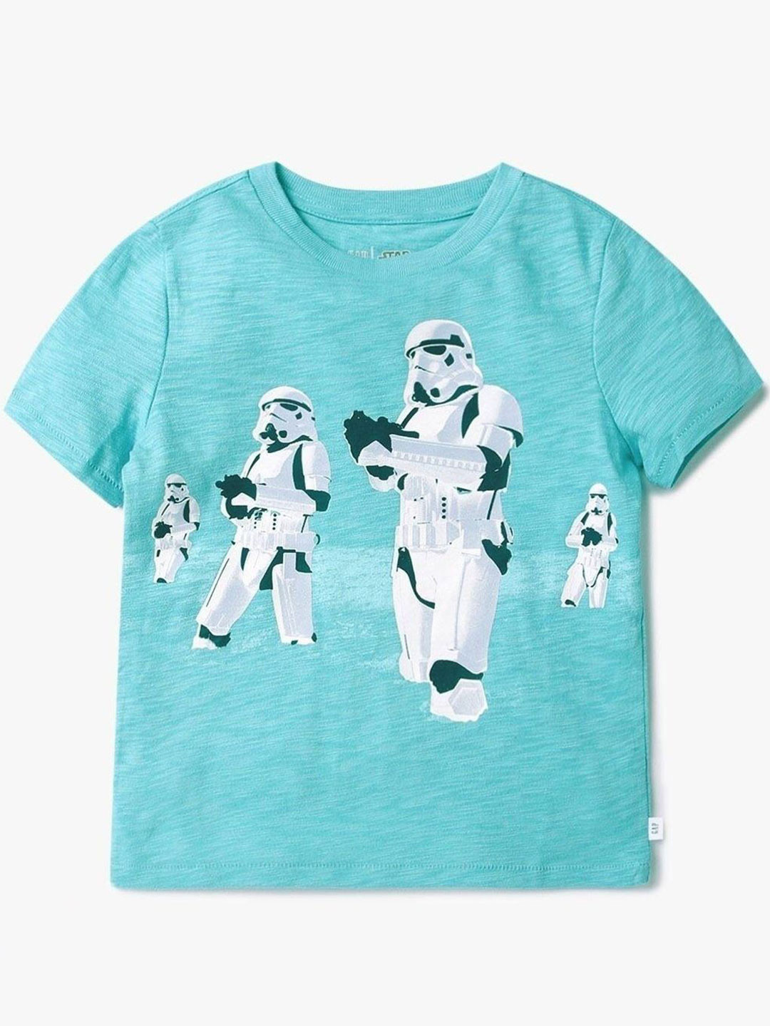 GAP Boys Star Wars Graphic Printed Round Neck Pure Cotton Relaxed Fit T-shirt