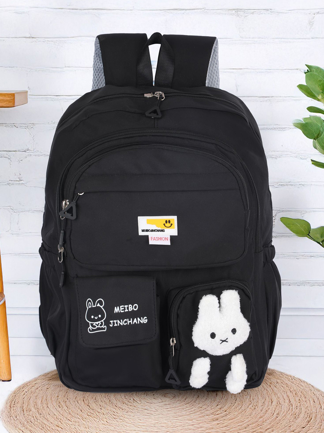 Kids On Board Kids Double Pocket Backpack with Rabbit
