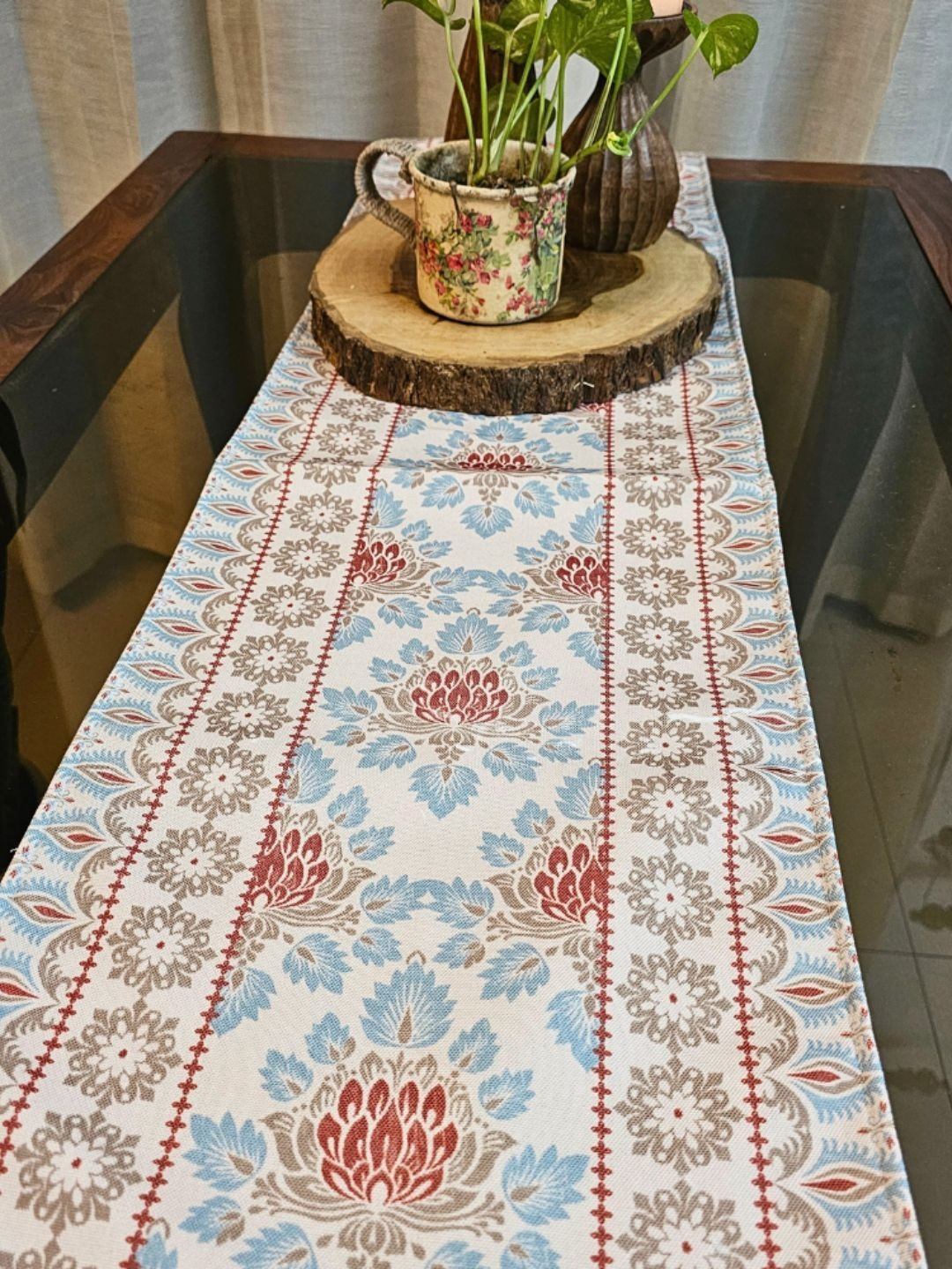 Akira Furnishings Poly Canvas Table Runners