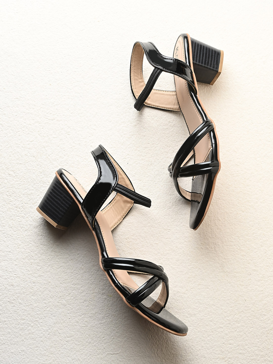 KARADDI Women Open Toe Block Sandals