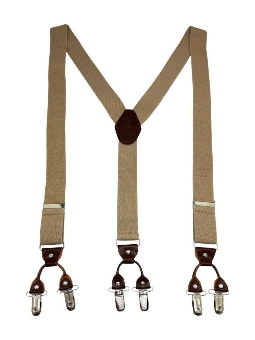 The Tie Hub Leather Detailing Y-Back Adjustable Suspender