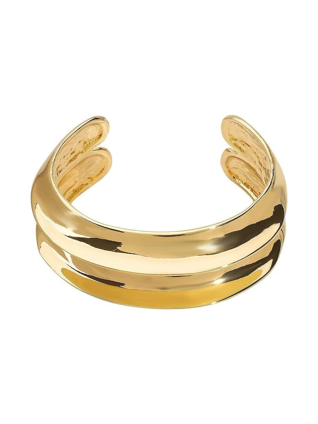 Just Lil Things Sleek Double Band Cuff Bracelet