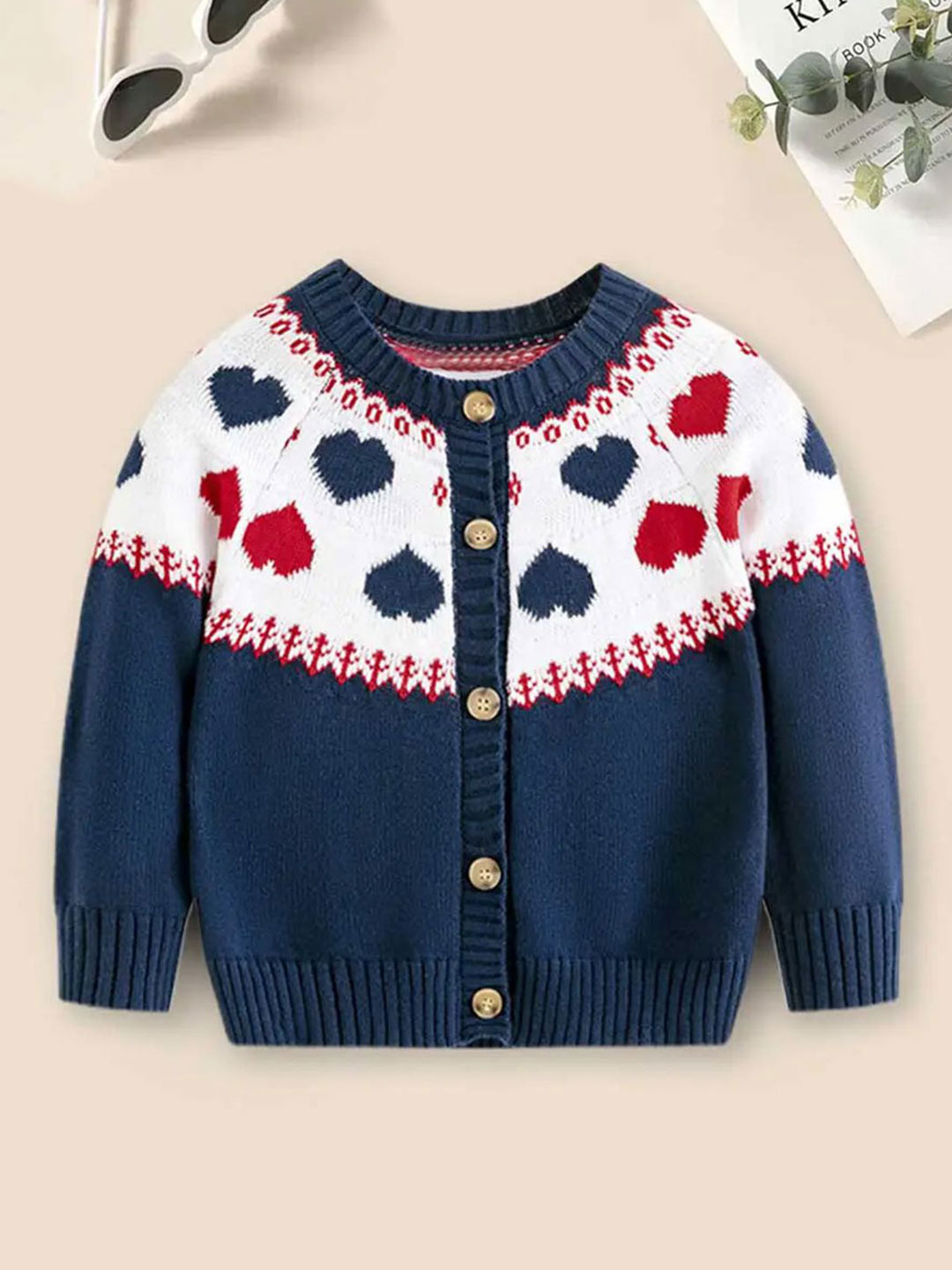 YK Girls Cardigan Sweaters