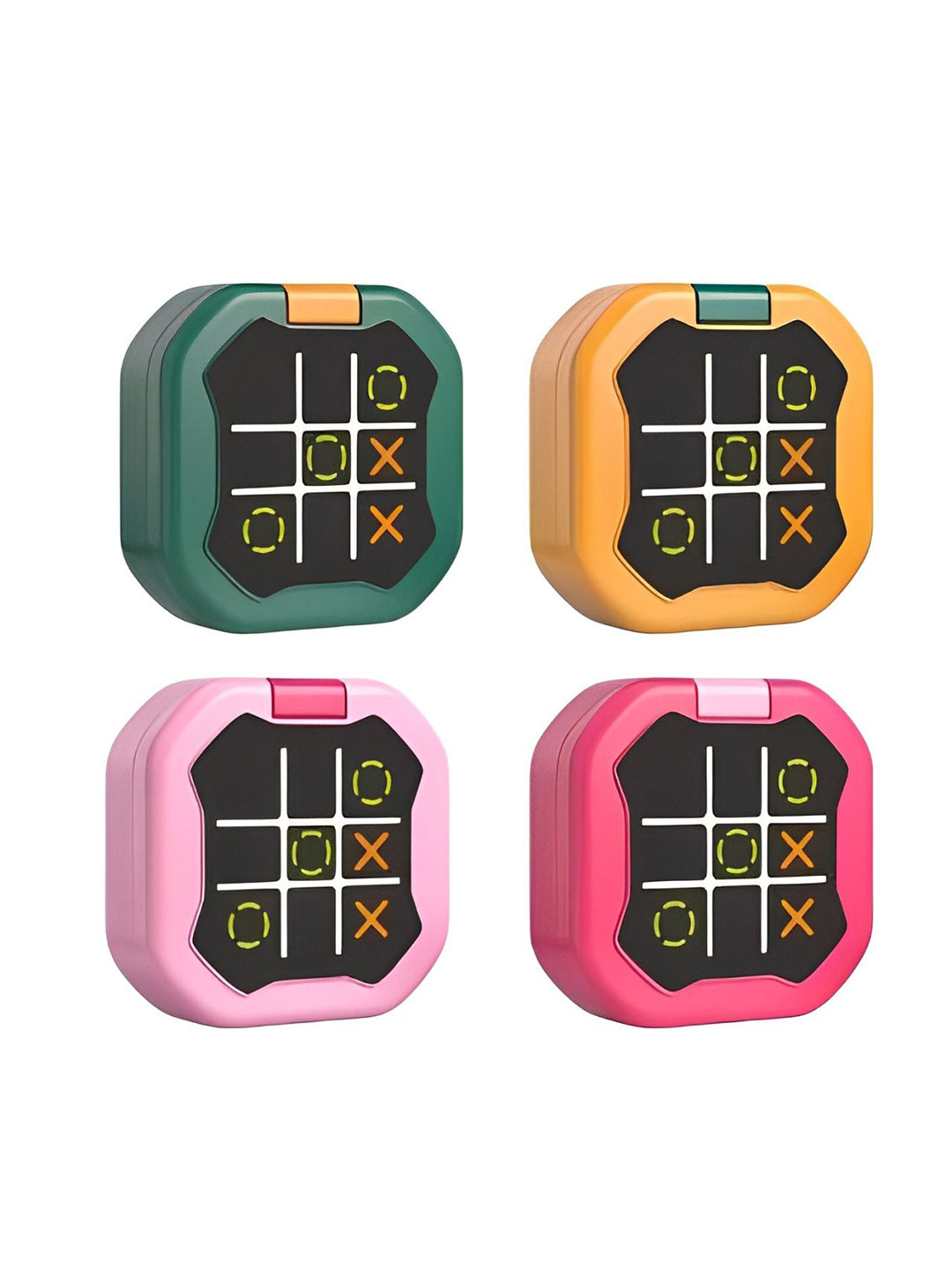 ADKD Kids Tic-Tac-Toe Handheld Console with 9 Game Modes Puzzles Activity Toys and Games