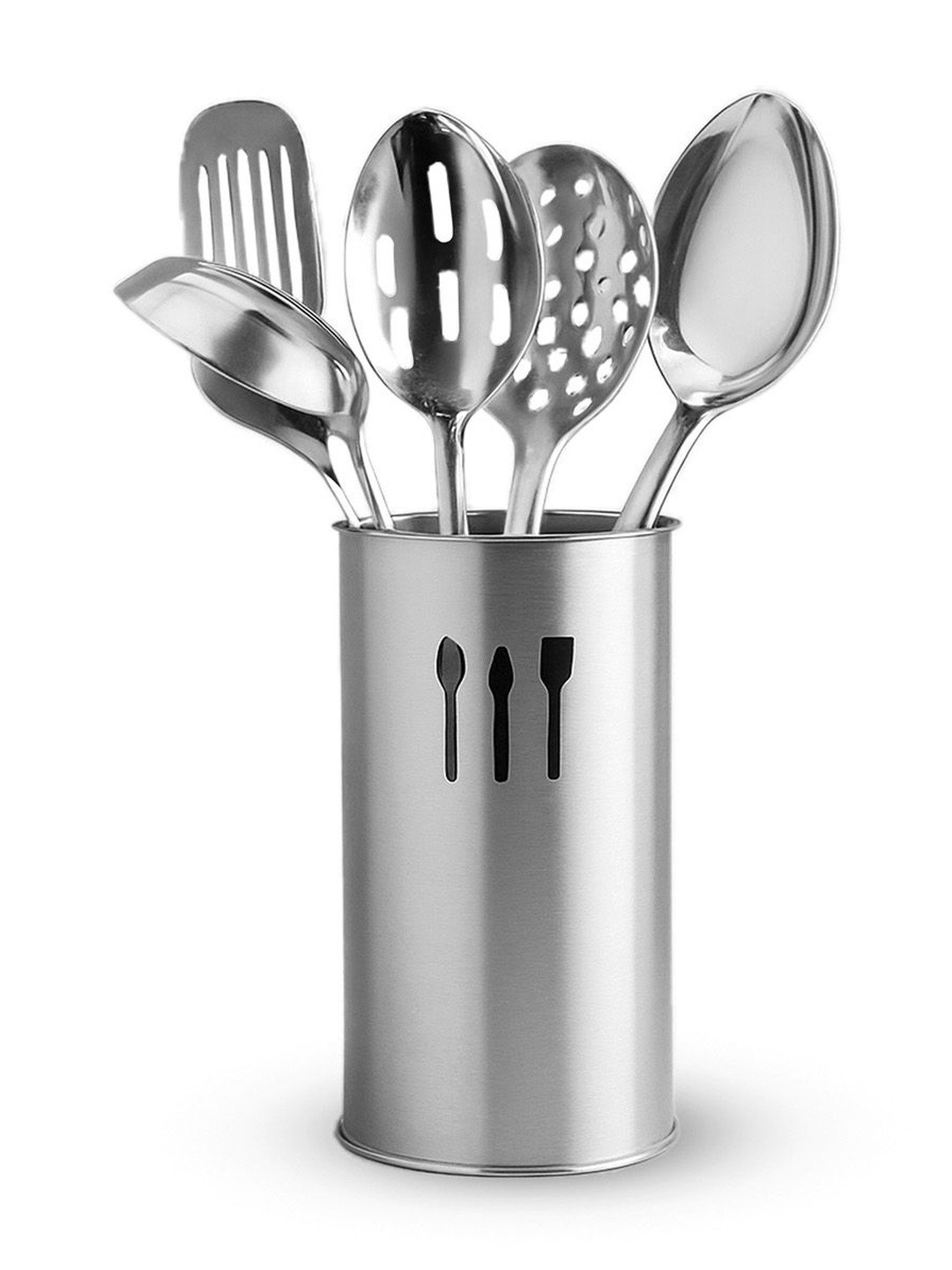 Wonderchef Venice Set of 6 Stainless-Steel Spoon With Organiser Set