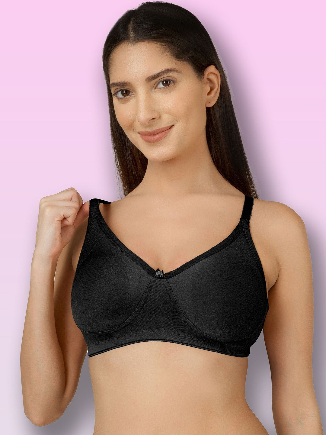 Clothonics Pack of 2 Seamless Medium Coverage Bra