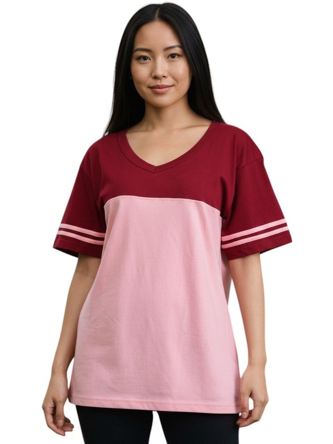 FABROYZ Colourblocked Cotton Top