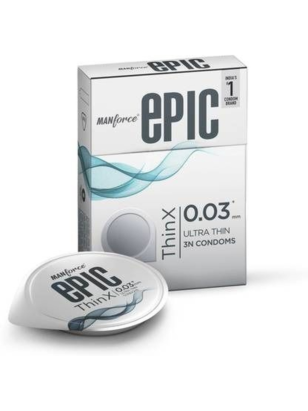 Manforce Epic Thinx Condoms - 3 Pieces
