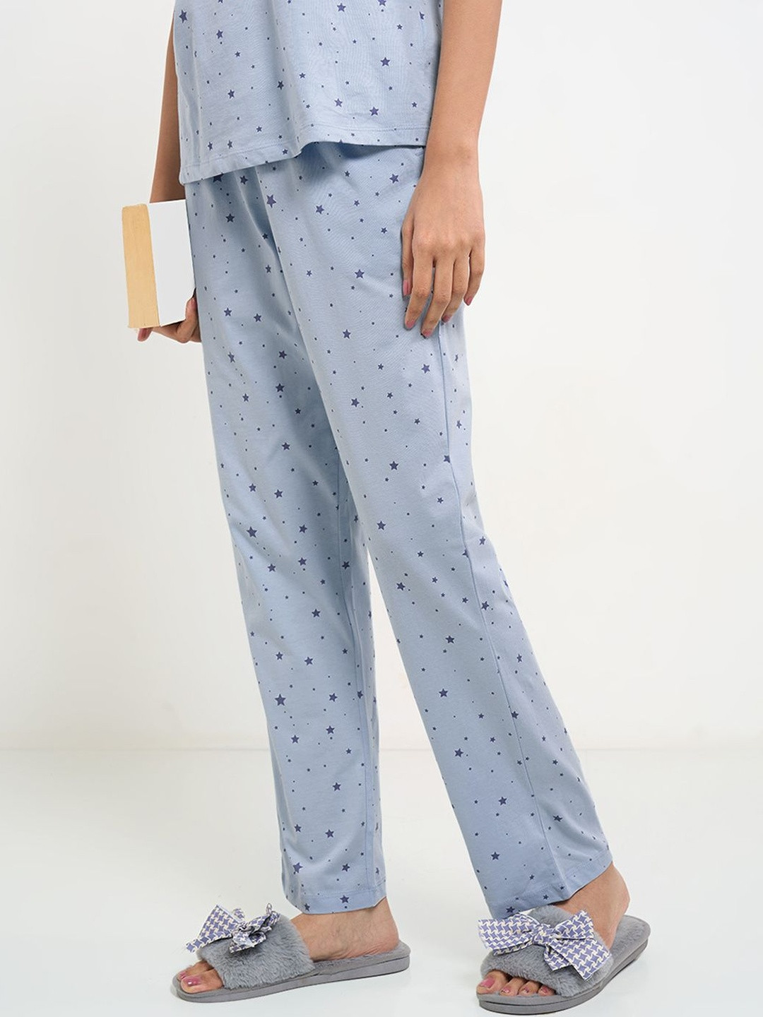 Dreamz by Pantaloons Women Printed Straight-Leg Lounge Pants