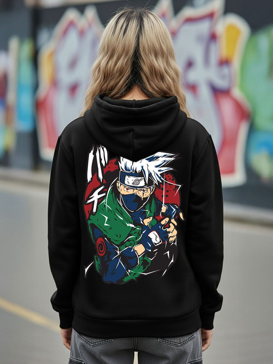 BENNY BROOKS Women Graphic Printed Hooded Sweatshirt