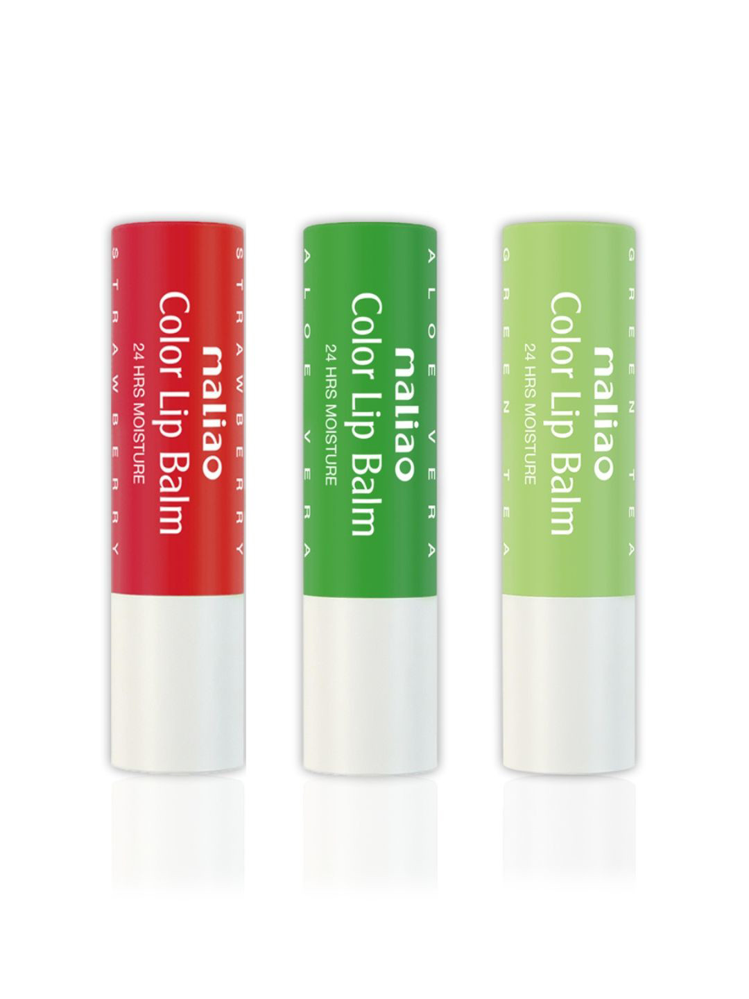 Maliao Set Of 3 Color Lip Balm For Moisturising - 3.5g each