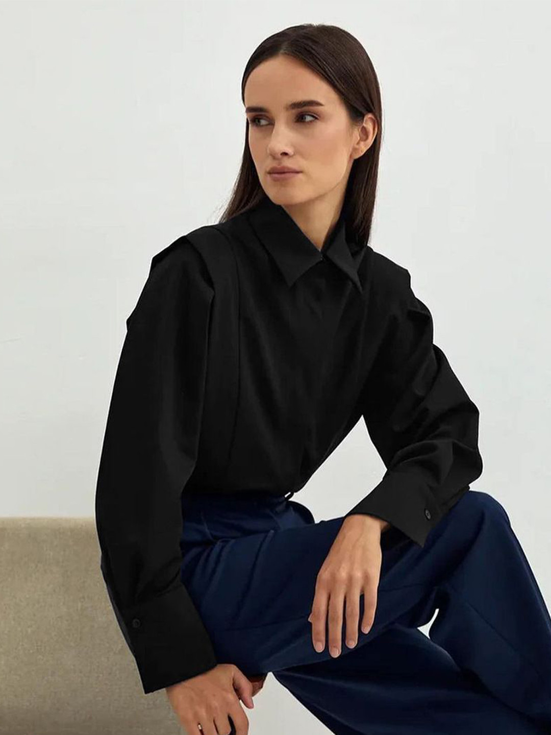 bebe Women Semiformal Shirt