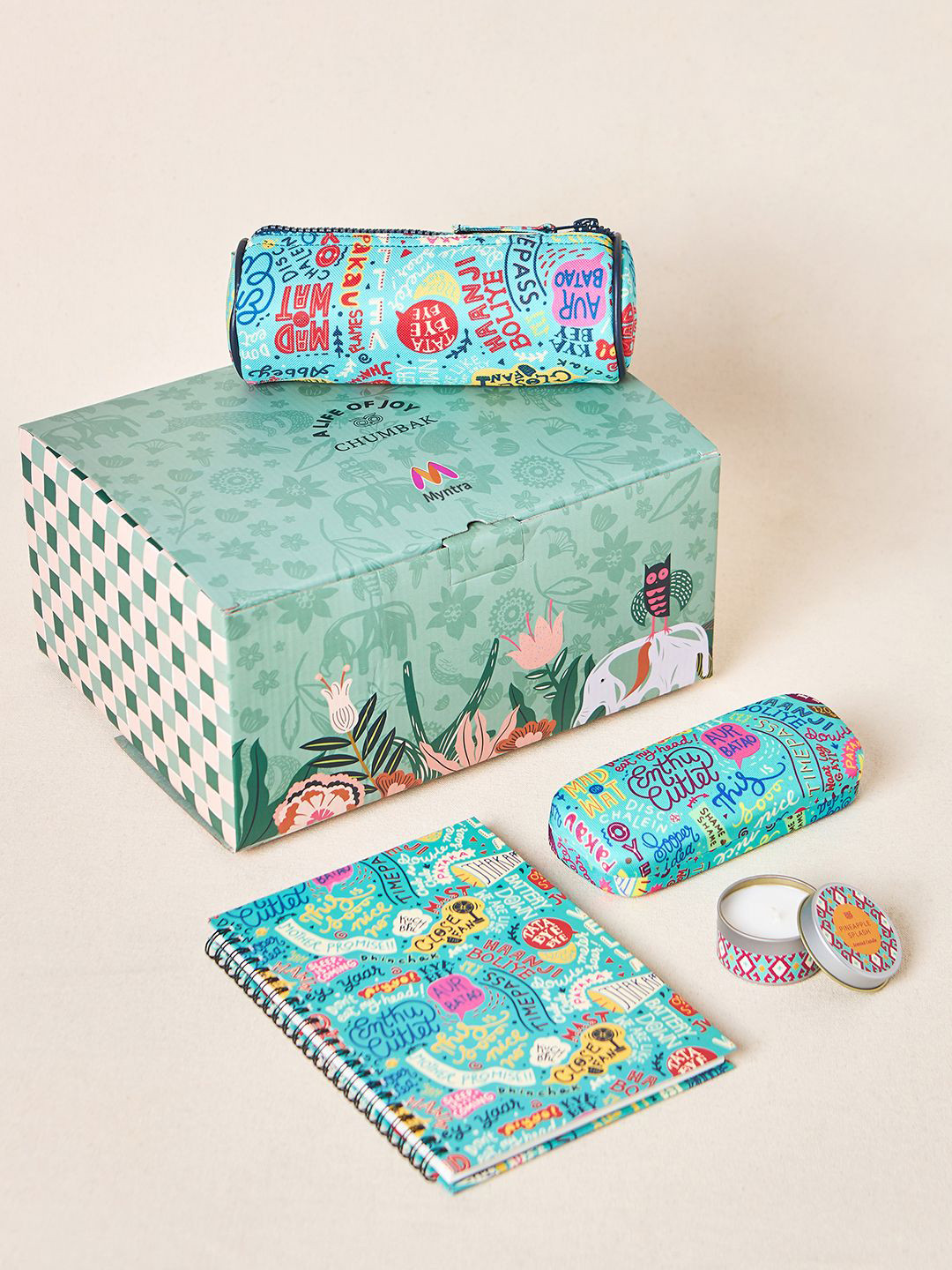 Chumbak Unisex Things Indian Say Accessory Gift Set of 4