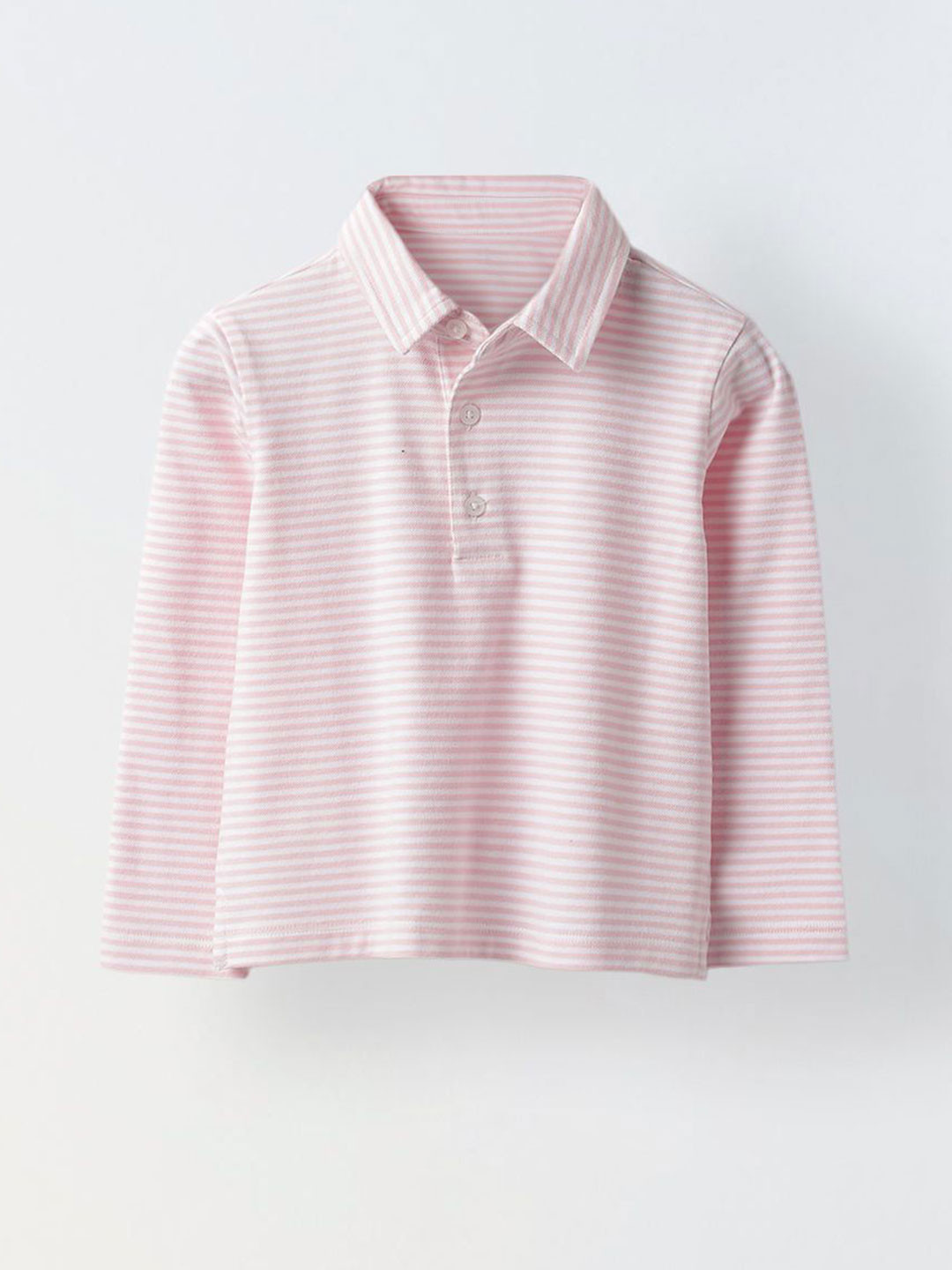 SPUNKIES Boys Striped Polo Collar Cotton T-shirt