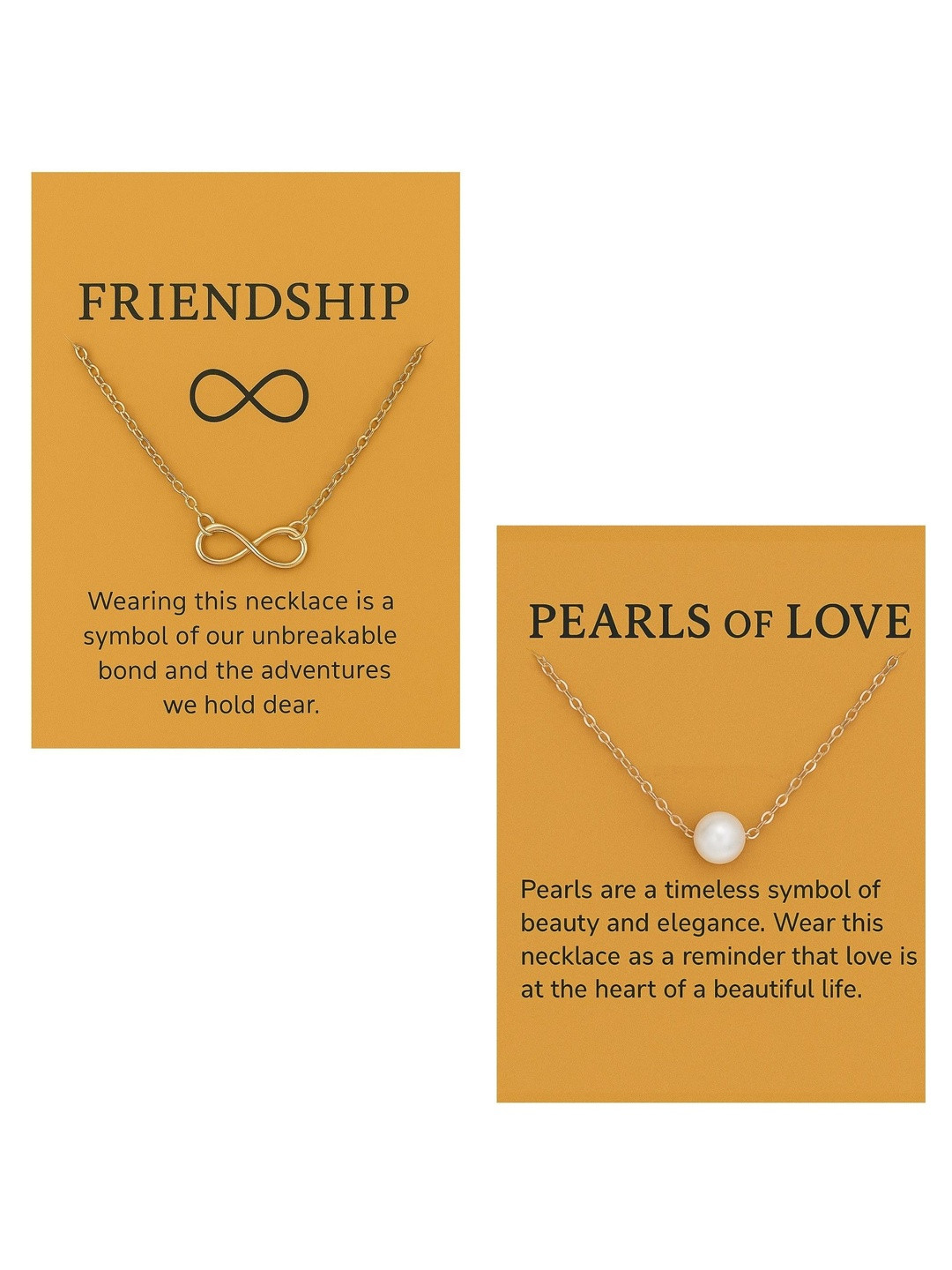 ARISTAL Jewellery Set Of 2 Gold-Plated Pearls Beaded Necklaces