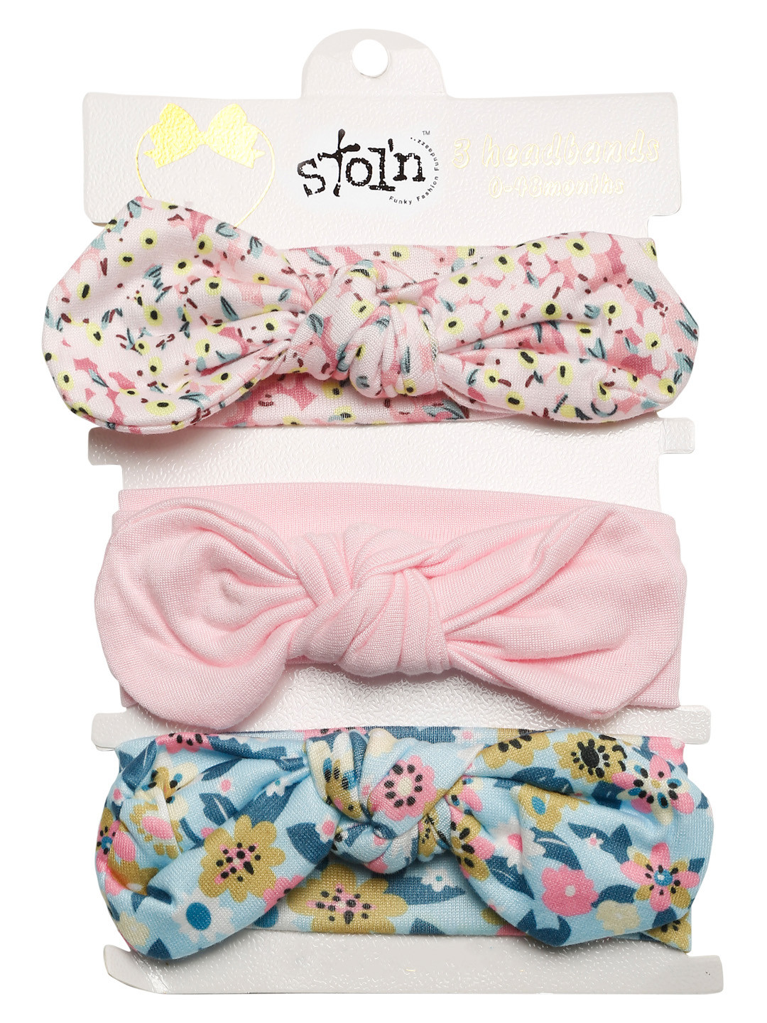 Stoln Girls Set of 3 Knot Bow Shaped Hairband